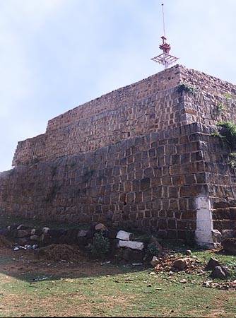 Flag staff Cavalier located at the highest spot in Srirangapatna