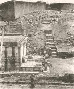 The ruins of  the Devanahalli fort, built in 1501