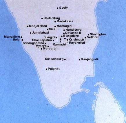 Forts of Tipu