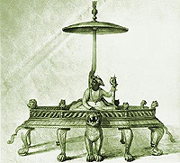 Tipu on His Throne